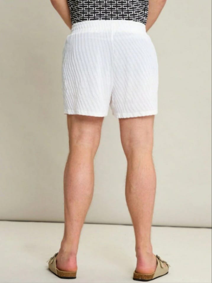 Streak Hawk Homme Men's Knitted Casual Shorts